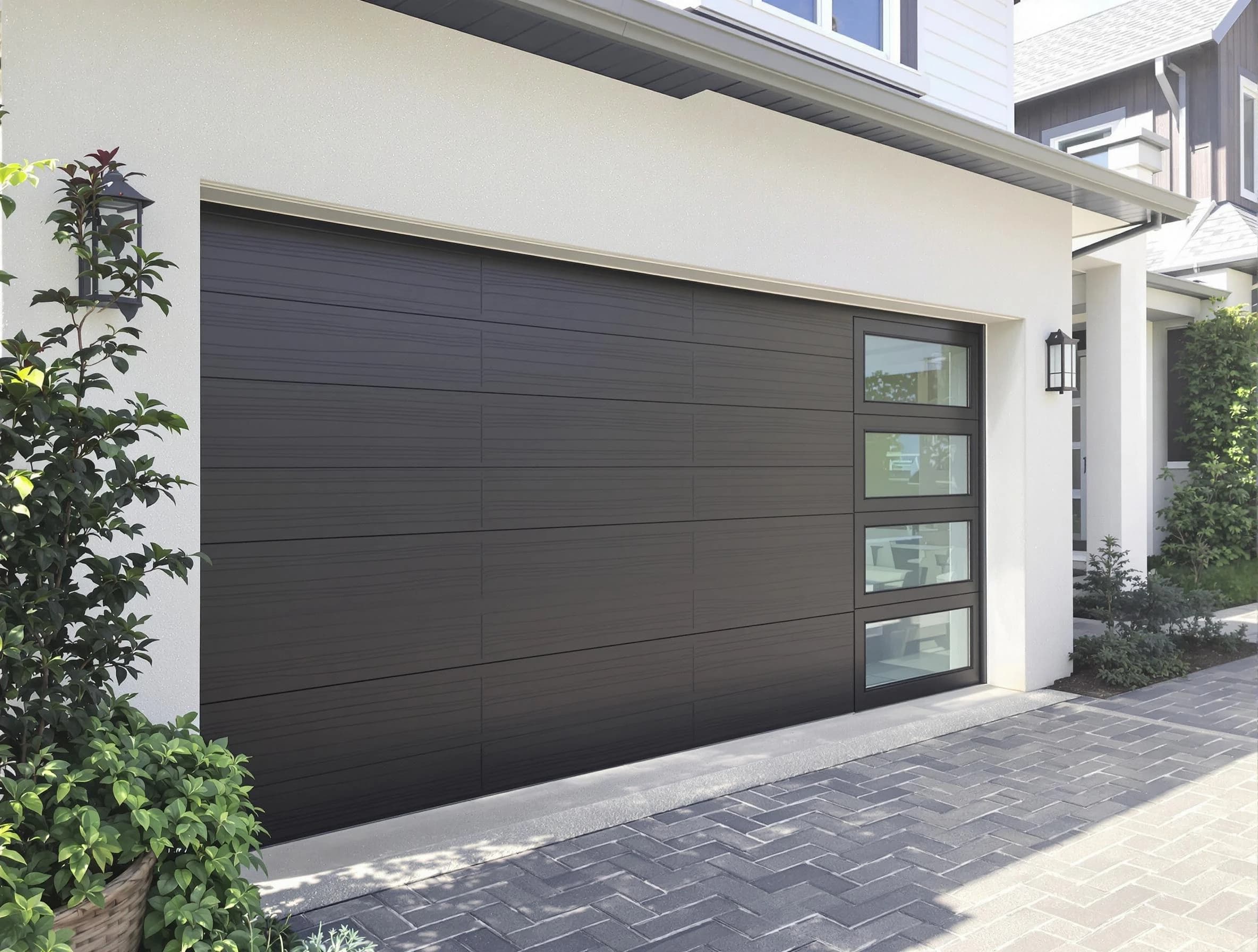 Custom garage door installation by Roswell Garage Door Repair in Roswell