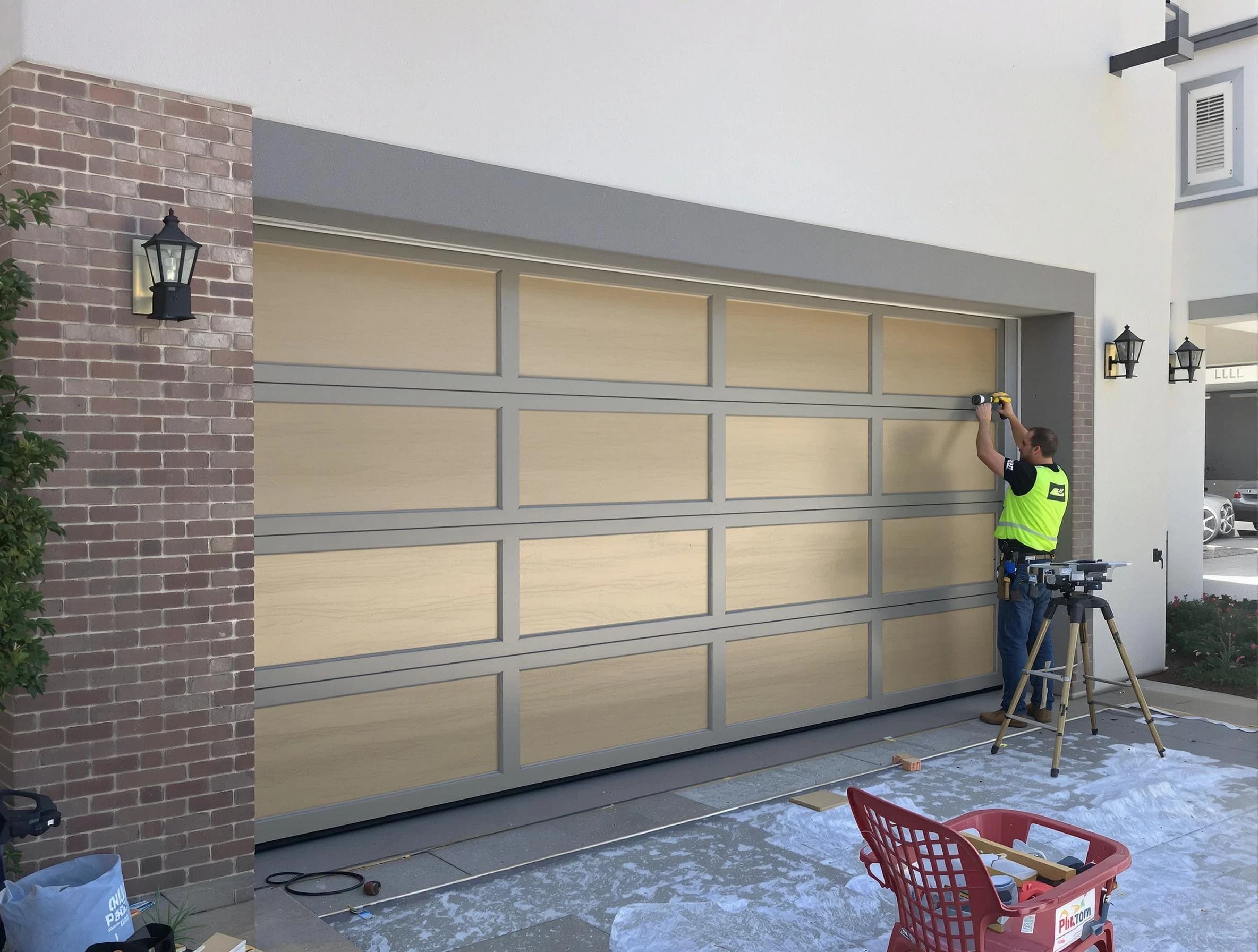 Garage door replacement service by Roswell Garage Door Repair in Roswell