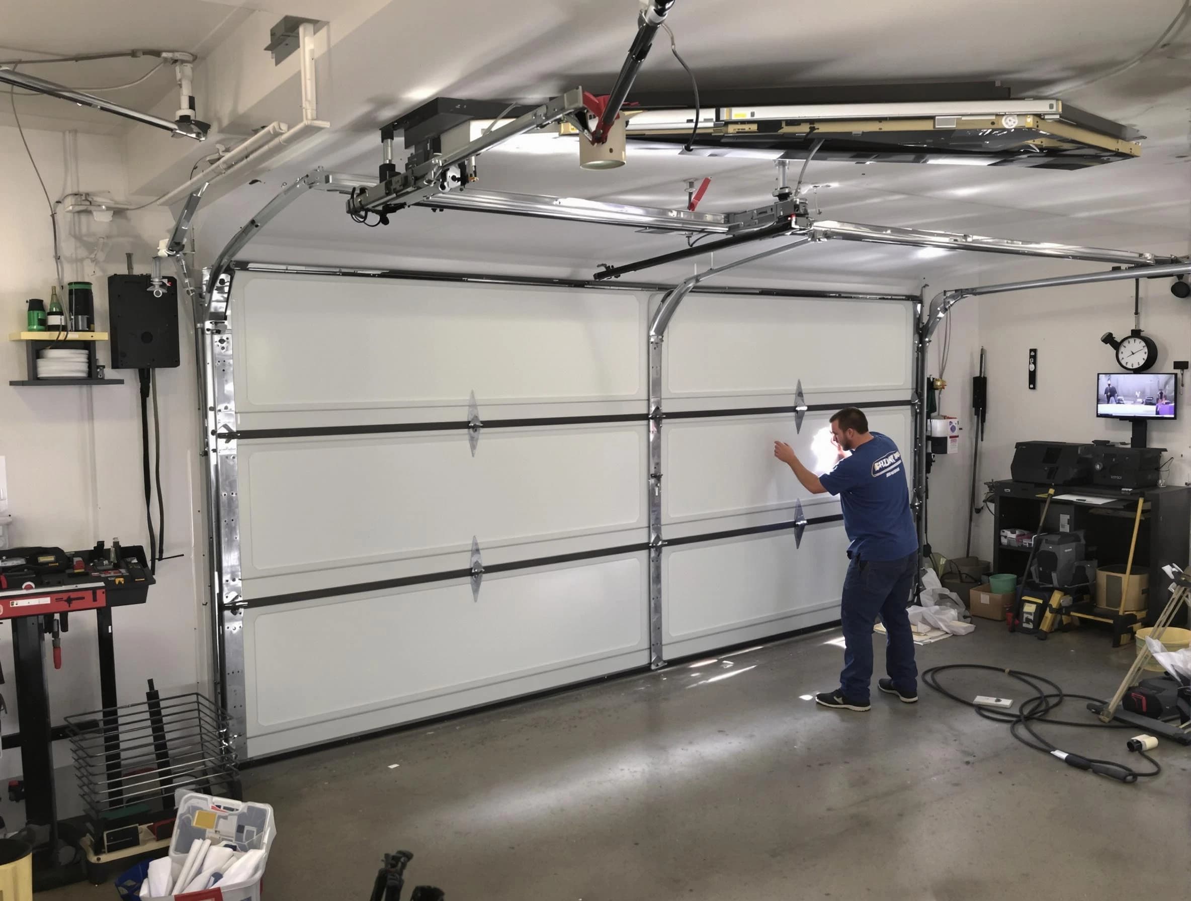 Professional garage door repair service by Roswell Garage Door Repair in Roswell