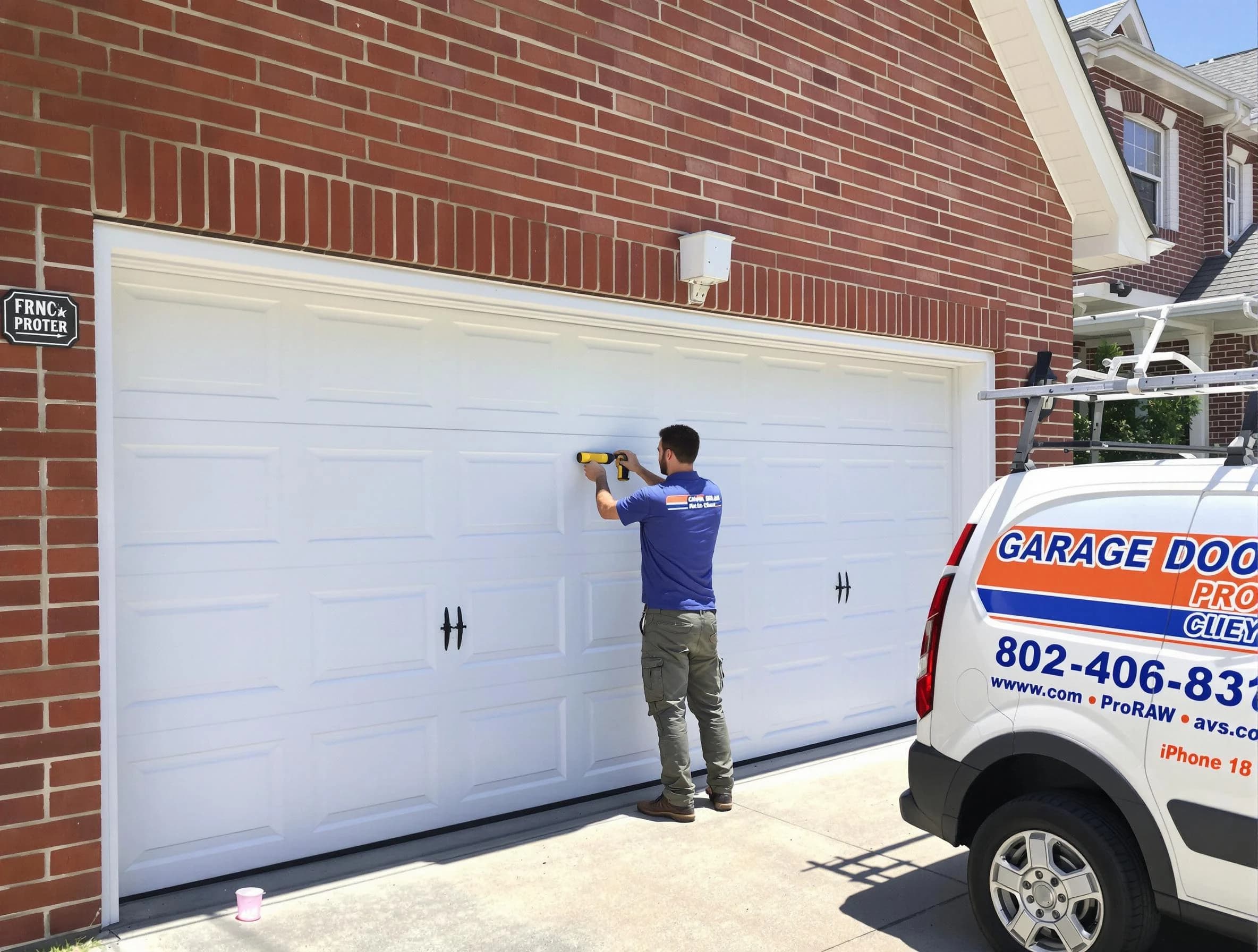 Local garage door repair service by Roswell Garage Door Repair in Roswell