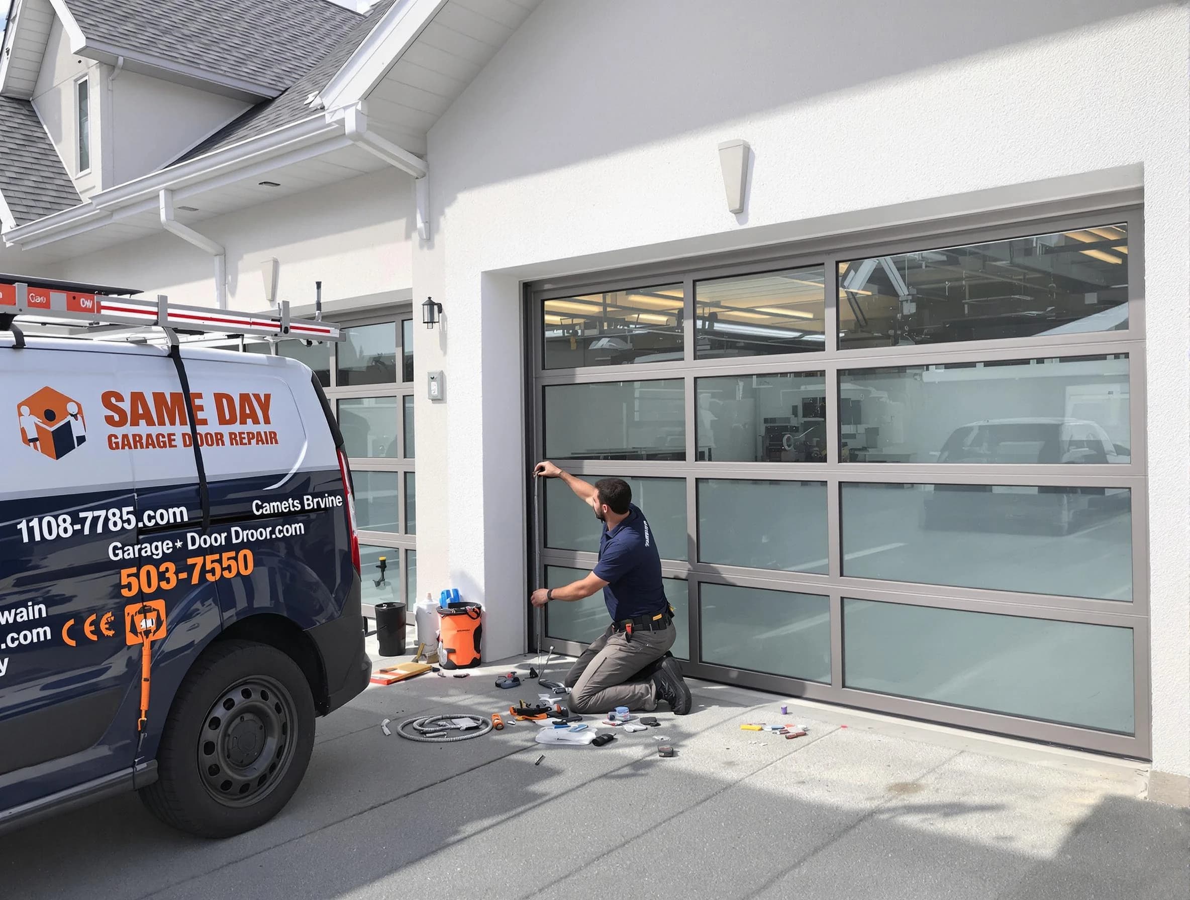 Same-day garage door repair service by Roswell Garage Door Repair in Roswell