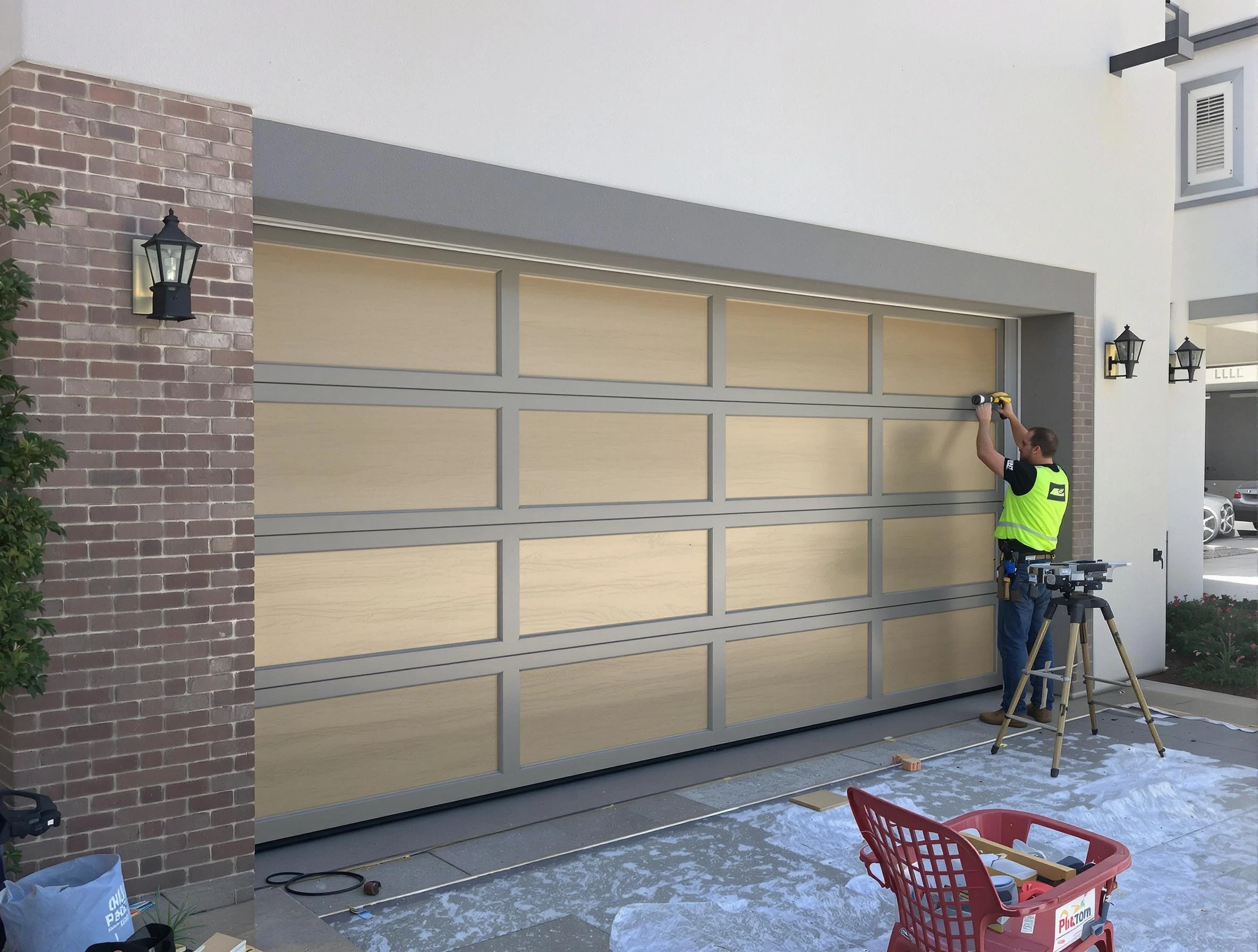 Garage door replacement service by Roswell Garage Door Repair in Roswell