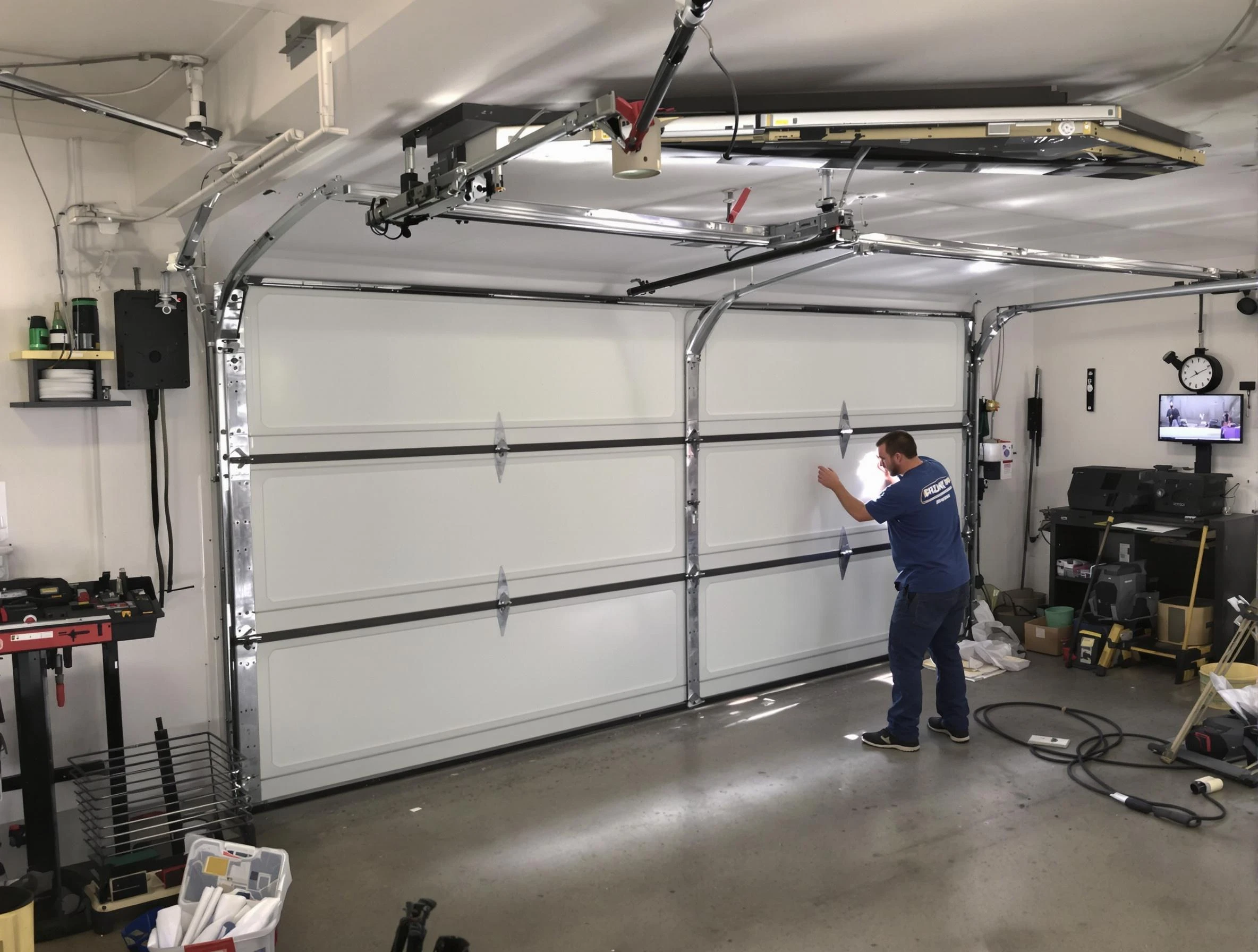 Professional garage door repair service by Roswell Garage Door Repair in Roswell