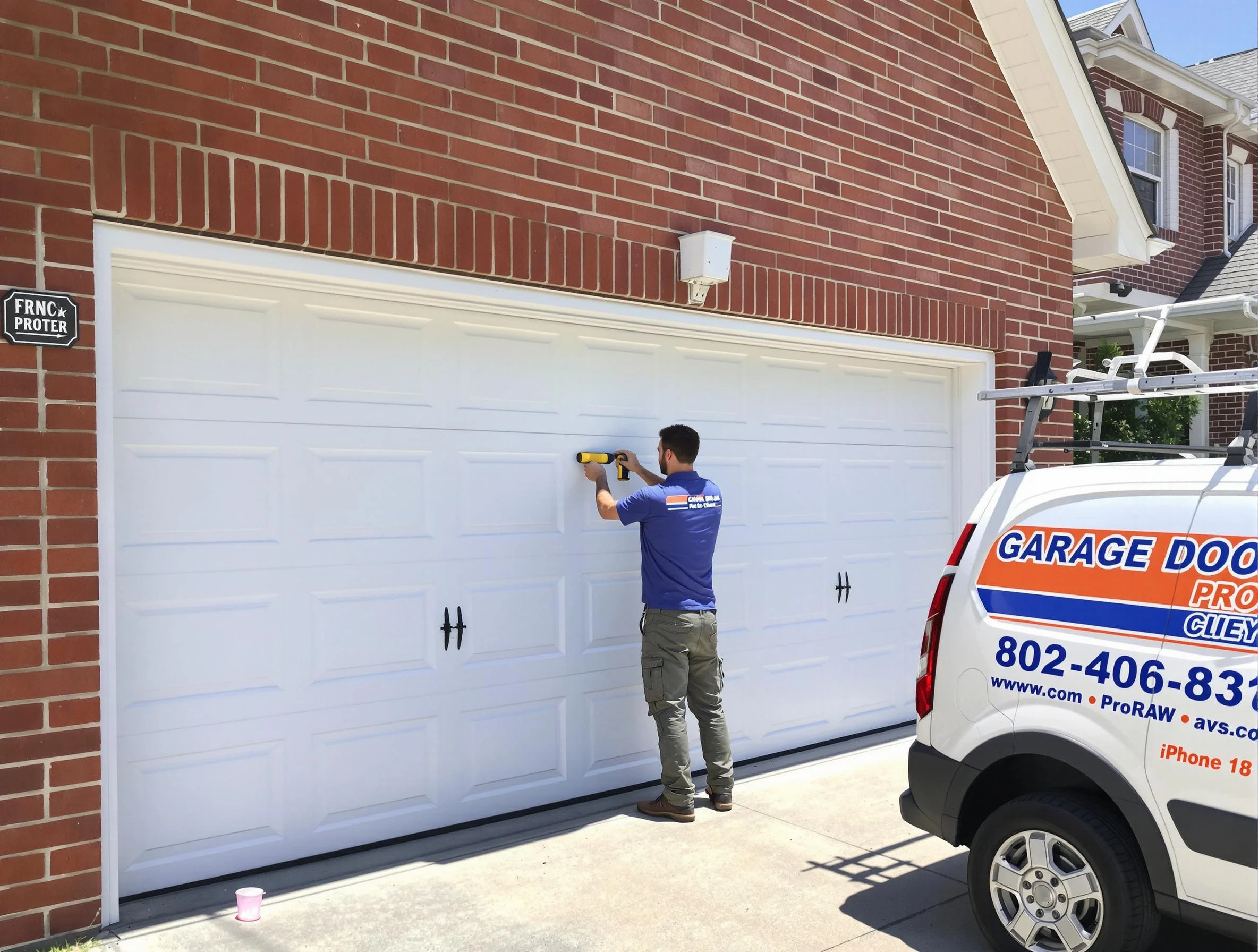Local garage door repair service by Roswell Garage Door Repair in Roswell